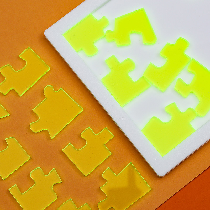 jigsawpuzzle19块透明烧脑益智十级塑料世界拼图拼图