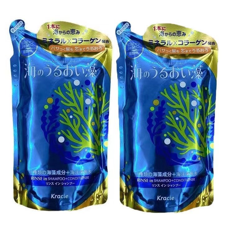 日本kracie嘉娜宝海藻精华深层洗发水护发素清爽控油洗发水