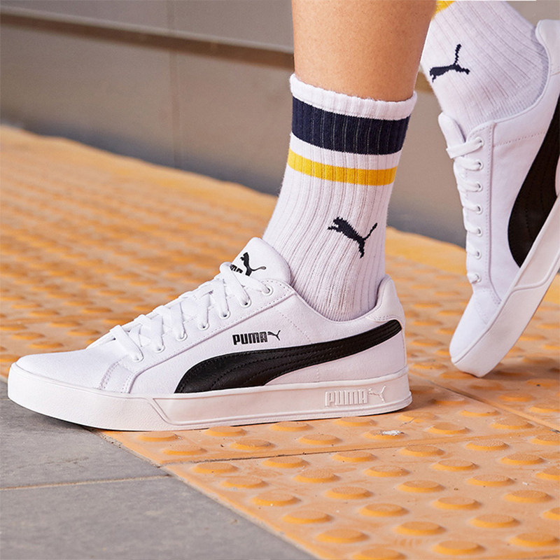 puma彪马男鞋女鞋2022春秋官方旗舰休闲小白鞋帆布鞋