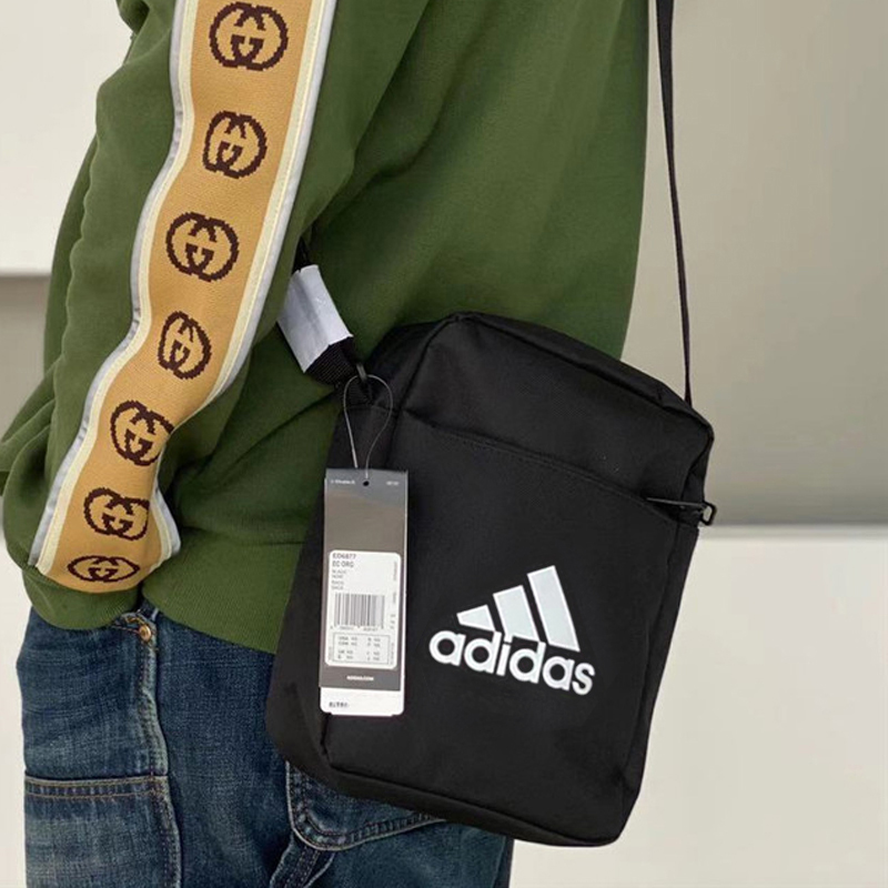 adidas阿迪达斯斜挎包男包运动包拎包女包大容量单肩包多功能背包