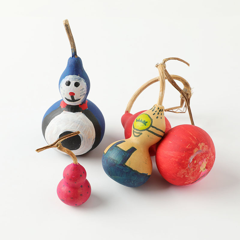 天然葫芦儿童手工diy美术制作素材创意绘画葫芦