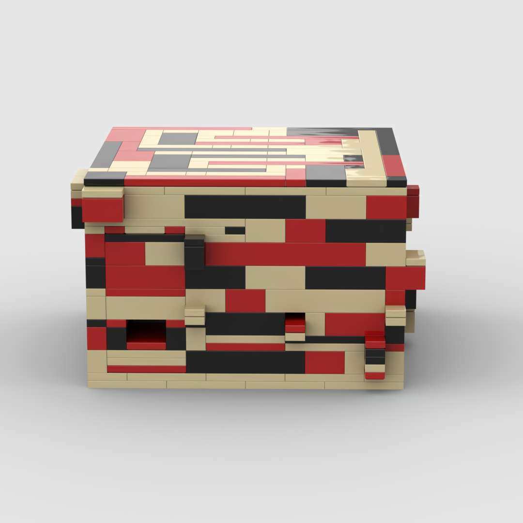 兼容乐高积木高难度puzzle解密盒储物空空间魔盒藏宝解锁