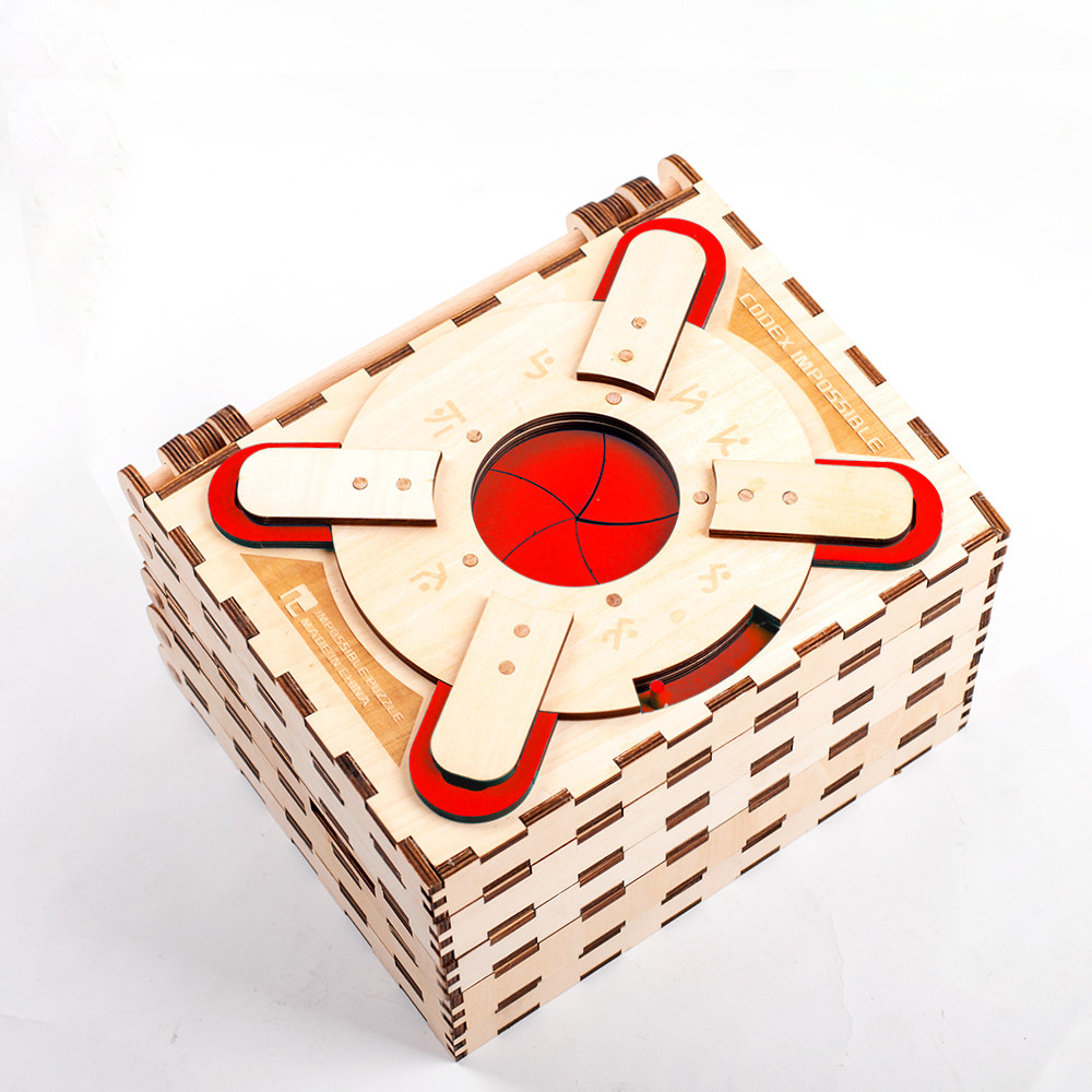 抖音gm同款puzzle解密盒戴维琼斯储物柜密室机关盒十级难度线索箱