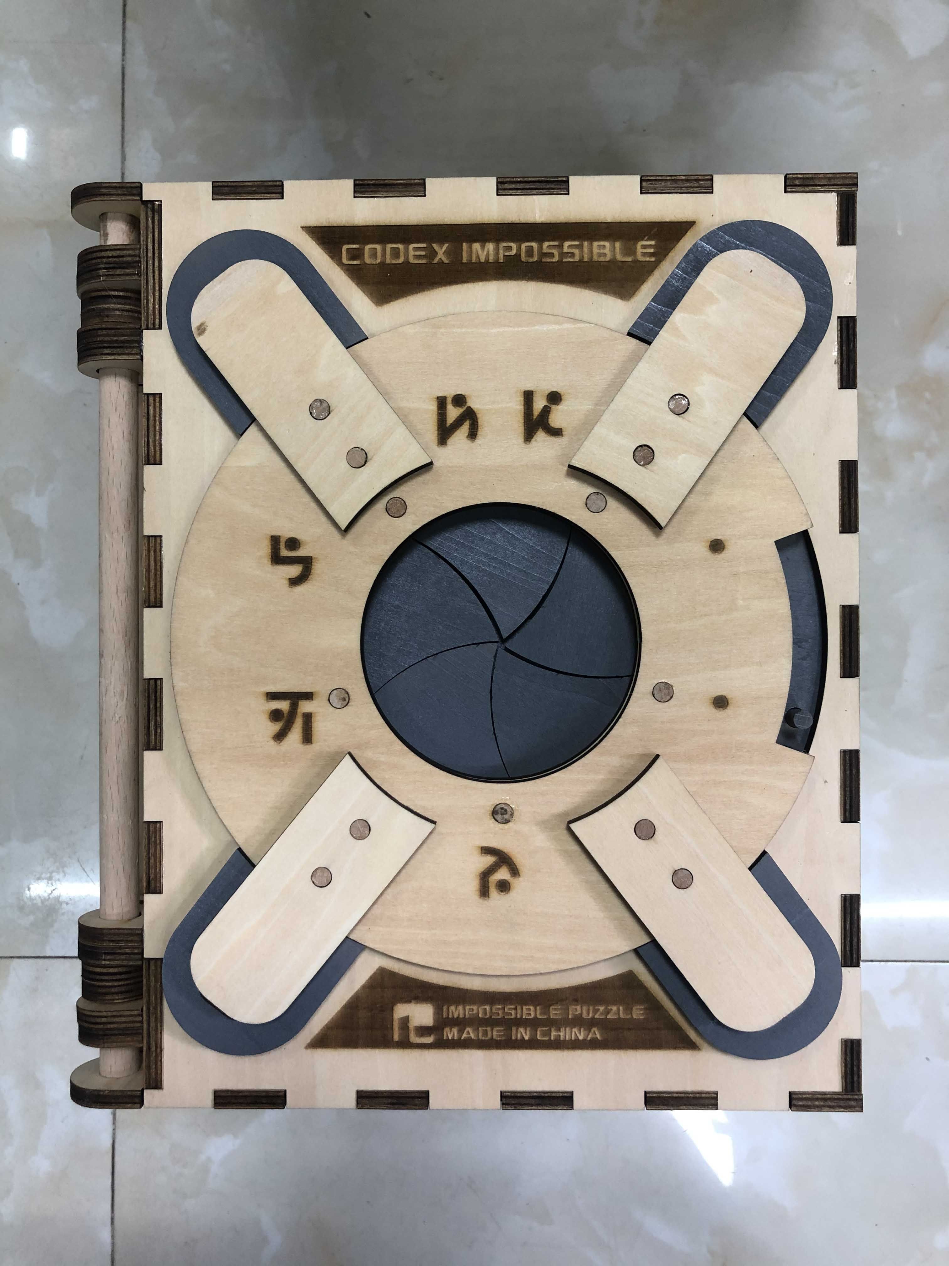 达芬奇密码木质puzzle解密玩具codexsilenda十级难度gm解锁