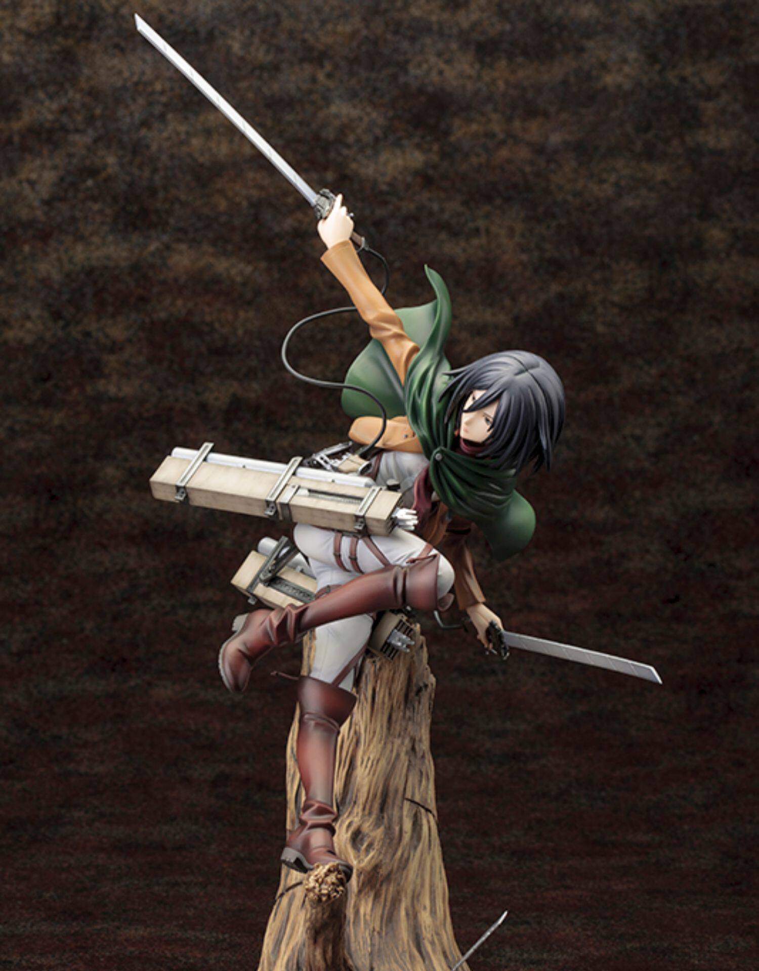 现货寿屋artfx三笠阿克进击巨人再版手办手办