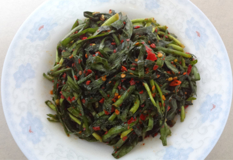 湖北随州广水特色食品特产腌韭菜 淹韭菜腌菜咸菜三斤包邮