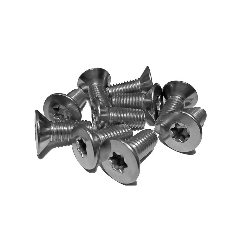 不锈钢沉头梅花螺丝gb2673平头六星防盗螺钉m2.5m3螺栓