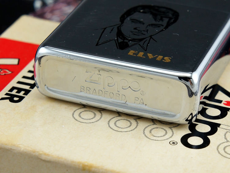 原装正品zippo打火机1981年罕见猫王elvis原型机样机zippo