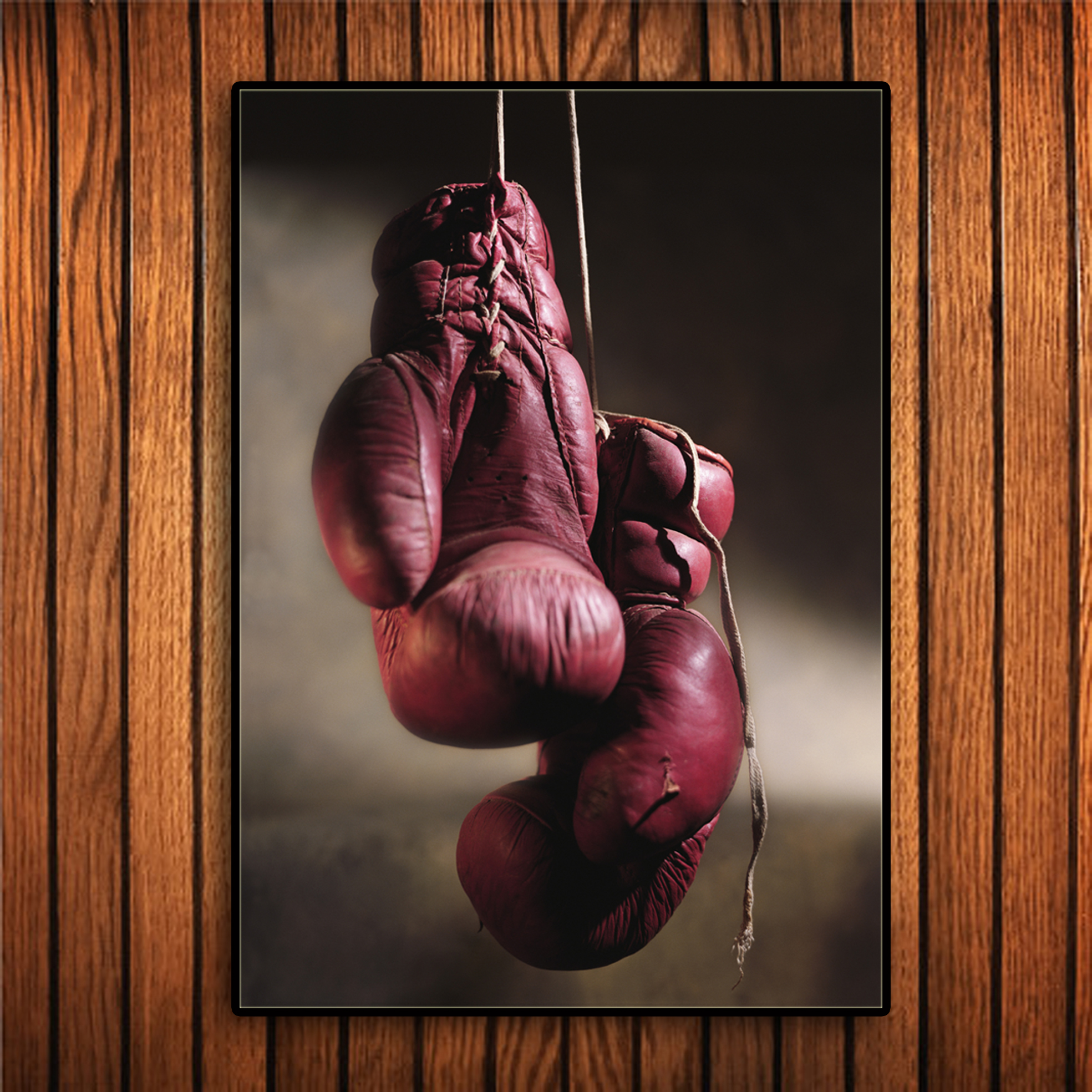 新品励志健身房拳击拳击手手套现代装饰画客厅沙发现代装饰画