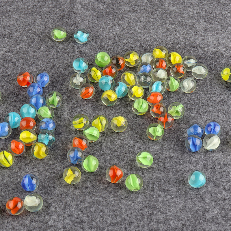 16mm弹珠跳棋玻璃珠怀旧童年儿时儿童复古玩具跳棋