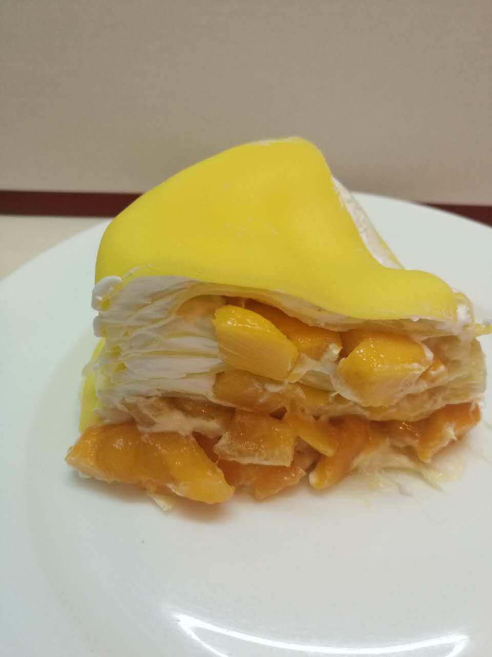 新鲜泰国现做现送榴莲千层水果生日班戟蛋糕北京同城速递五环包邮