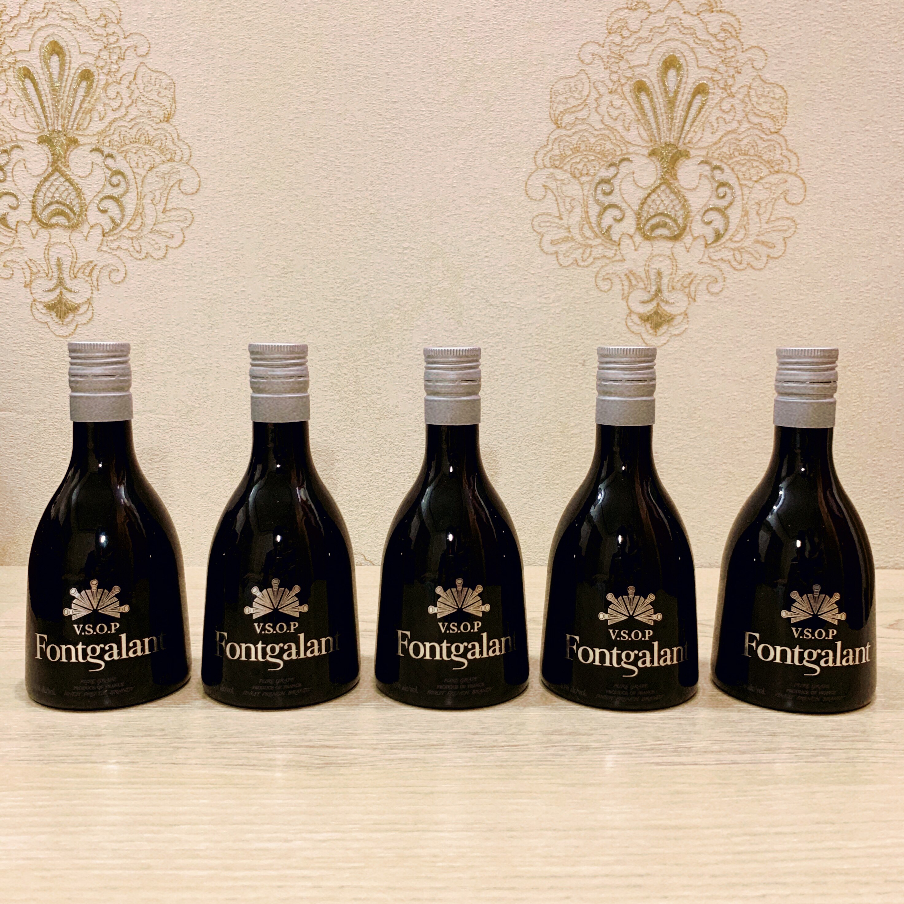 白兰地法国洋酒福阁vsop125ml原瓶原装装进口福阁白兰地