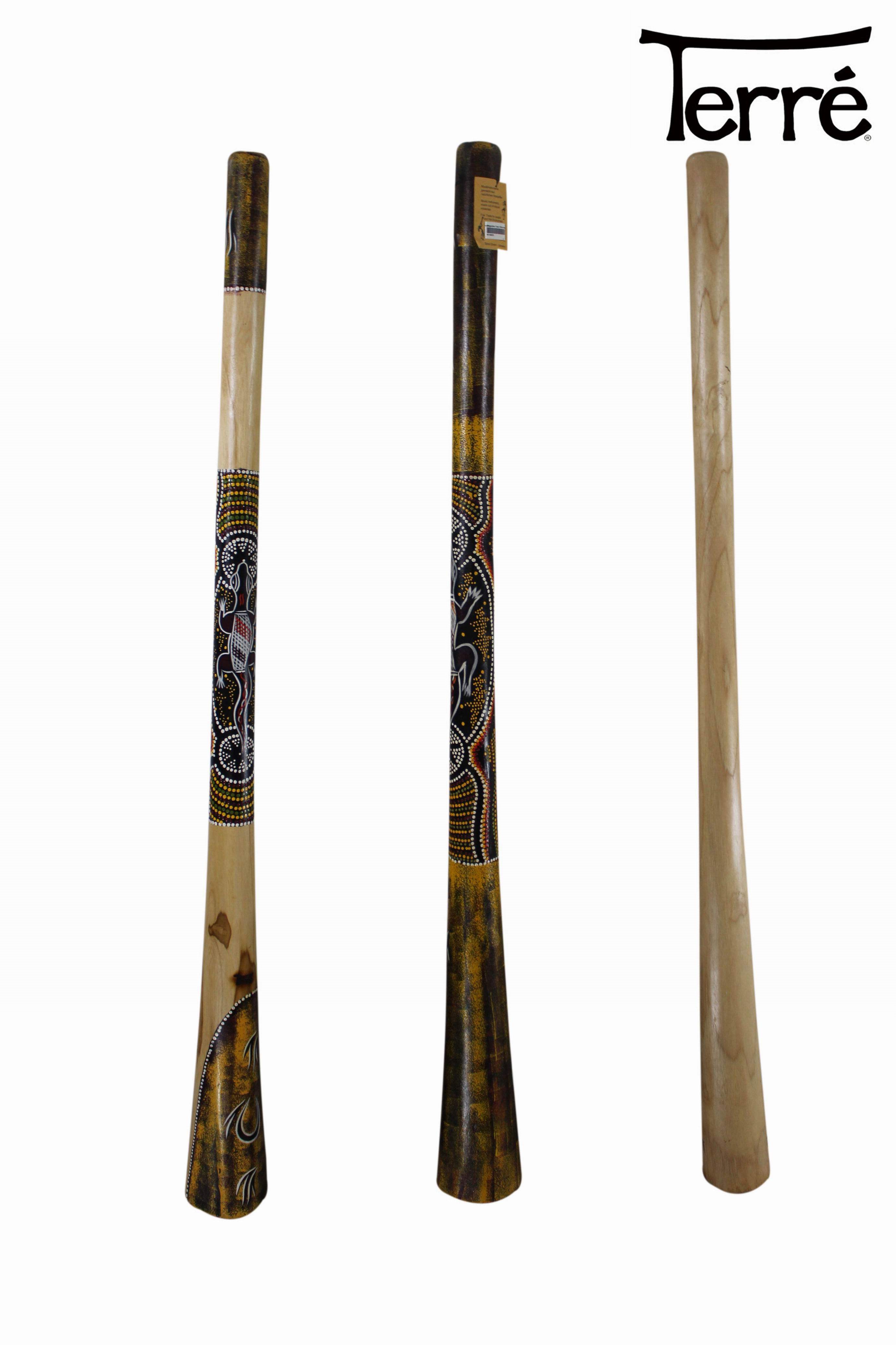 德瑞terre迪吉里杜管didgeridoo进口澳洲乐器柚木13m德国