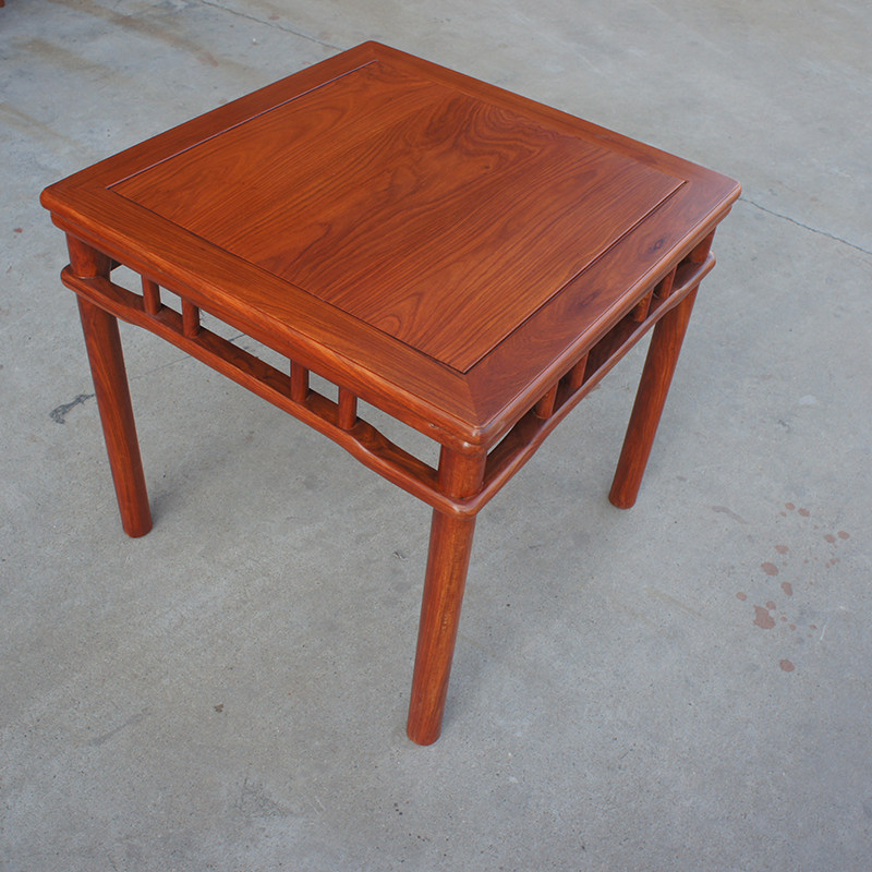 红木小方方桌花梨四方桌子刺猬紫檀实木中式餐桌