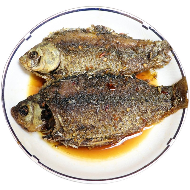 宁波特产糖醋鲫鱼500g熏鱼酥鱼即食鱼肉卤味即食鱼零食