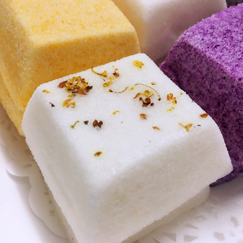 宁波传统手工糕点 五彩缤纷黄耐糕 糯米糕 桂花糕 小米黑米糕内糕-传