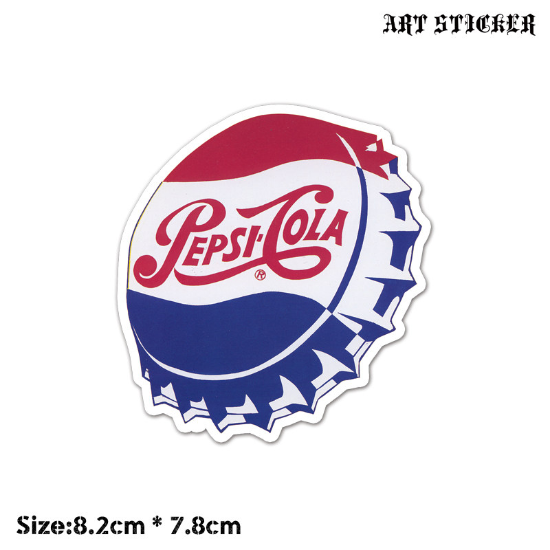 贴纸可乐罐子旅行箱拉杆箱行李箱笔记本箱包笔记本炫彩贴