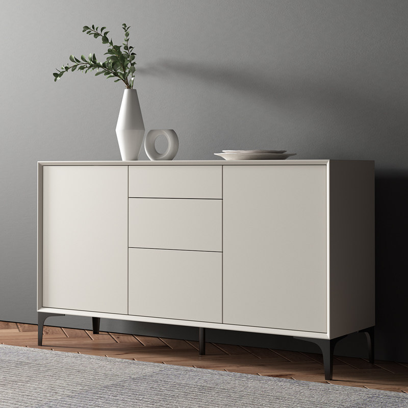 餐边柜一体靠墙高柜茶水柜储物柜意式极简客厅玄关餐边柜