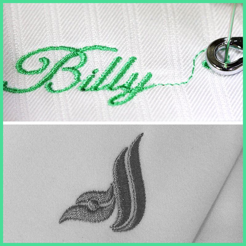 北京衣服刺绣加工定制衬衫绣字logo绣标标志布贴