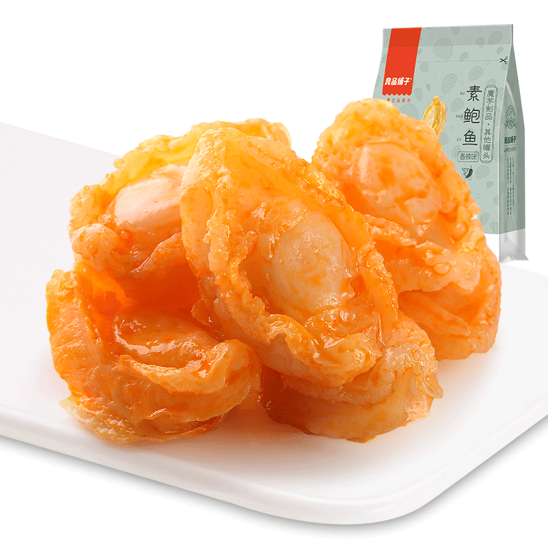 【良品铺子-素鲍鱼100g】即食素食魔芋小零食休闲食品特产小吃