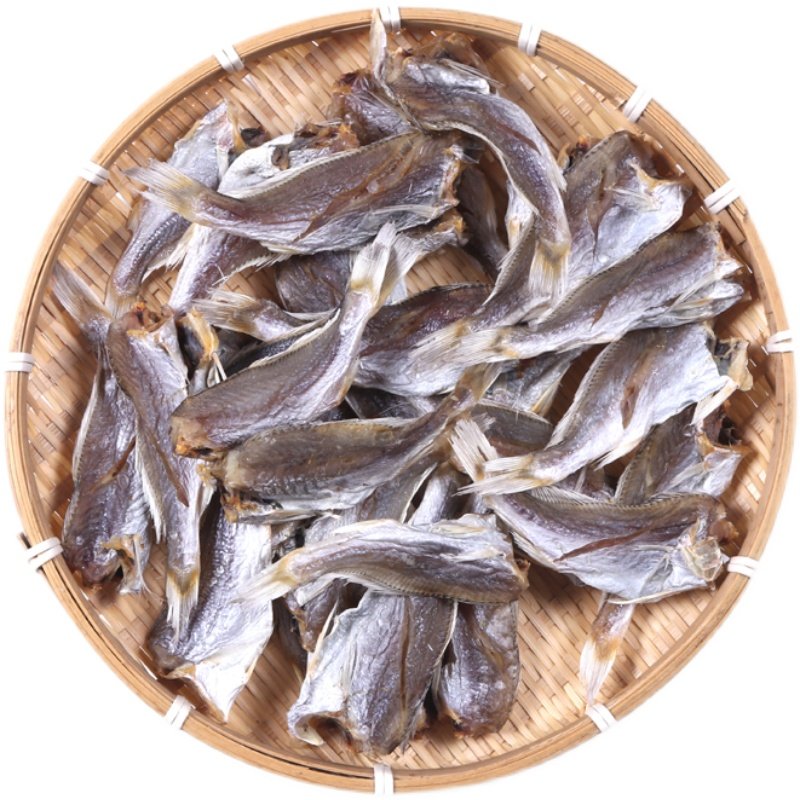 潮汕特产小黄黄鱼干货海鱼小鱼新鲜去头晒干鱼干