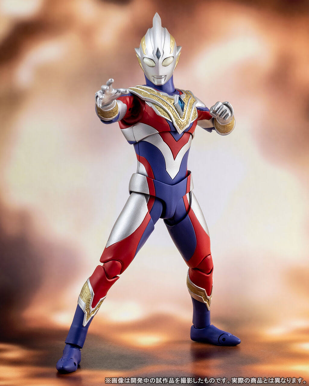 现货万代shf特利奥特曼复合型形态新生代迪迦手办