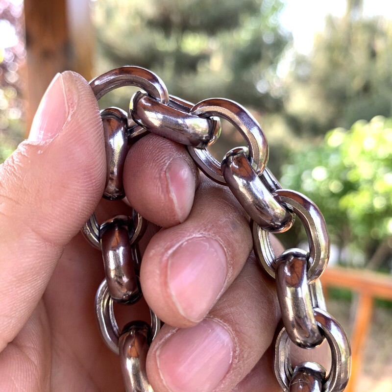 毫米圆面中大型犬狗脖链不锈钢链马金毛罗威纳遛项圈