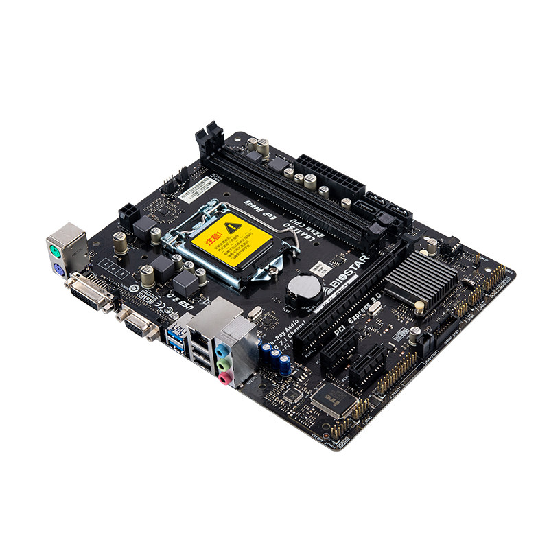 全新库存biostar映泰b85s11150针ddr3台式机hifi音效主板