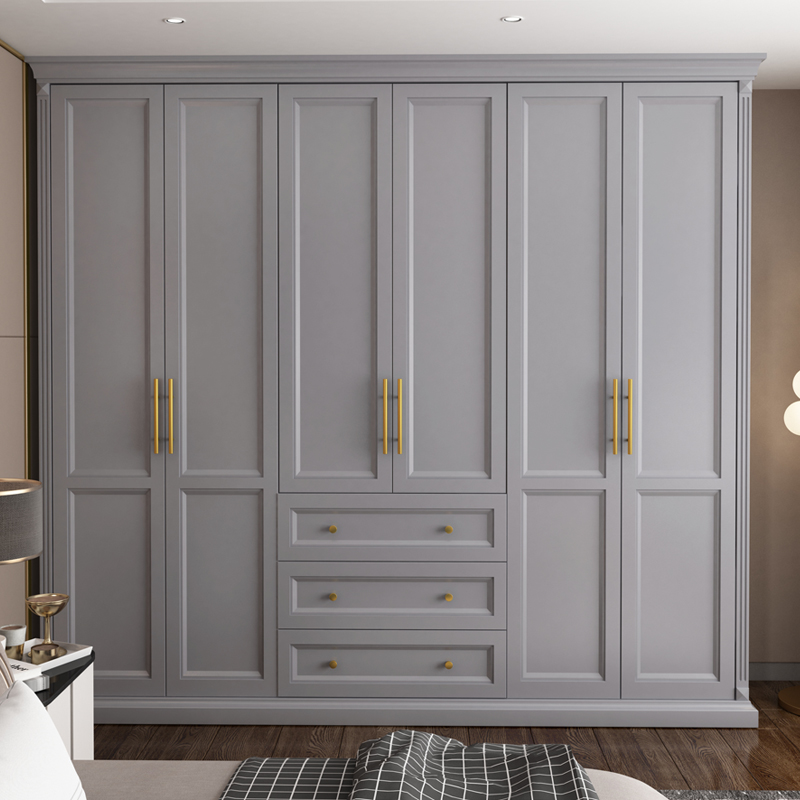 全屋家具整体衣柜定制移门现代简约走入迷你衣帽间定制走入式衣柜