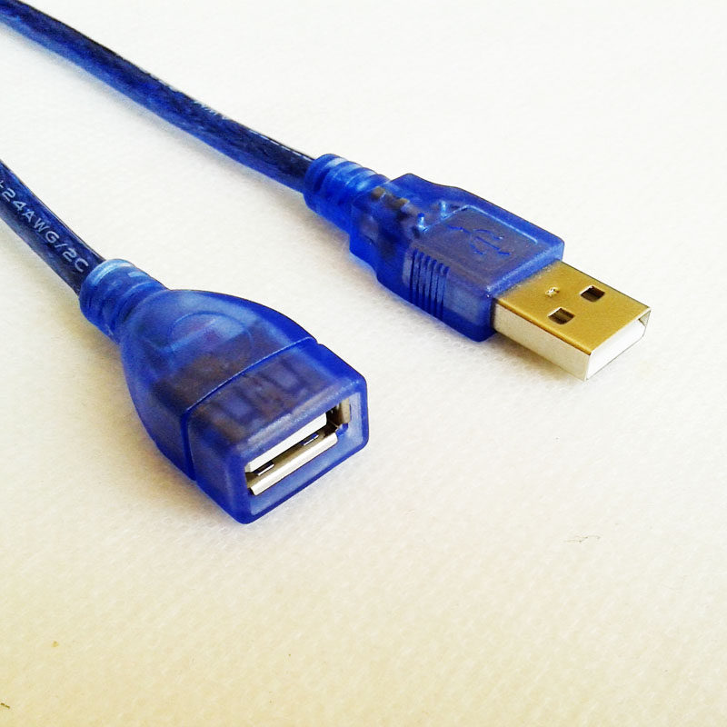 usb公头转母供电延长线 公对母高速连接线电脑u盘数据充电转接线_优品