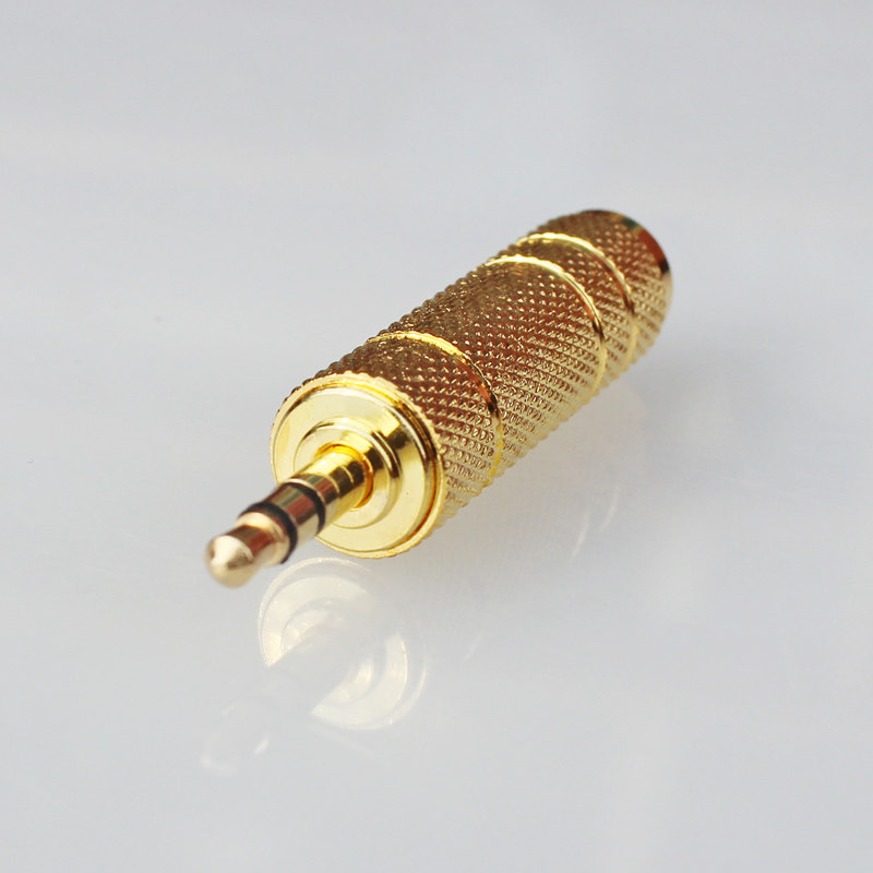 35mm公对65mm麦克话筒音频转接头插头插孔转换转接头