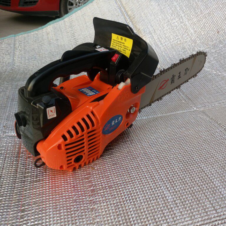 小型毛竹油锯2500汽油链锯25cc伐木锯砍树机手工锯