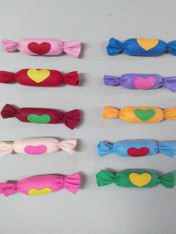 整套diy成品不织布糖果食品幼儿园手工作业玩具过家零食各种口味