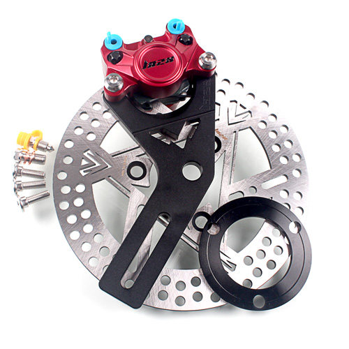 雷石刹车小螃蟹卡钳碟刹uqi电摩lazxusu1电动车刹车装置