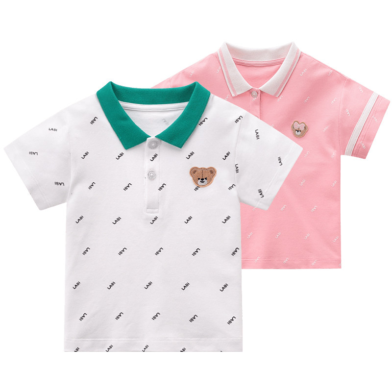 拉比官方旗舰短袖童装夏装polo衫好评好店