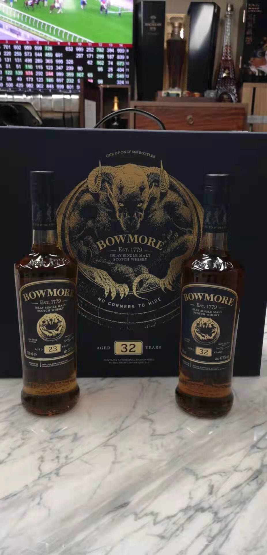 鼎乾bowmore波摩23年免税限量苏格兰单一麦芽威士忌威士忌