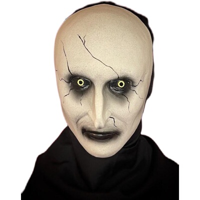 美国代购demon手作恐怖电影招魂恶魔修女乳胶cosplay表演面具