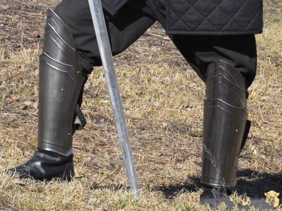 other乌克兰代购手作梦幻中世纪角色扮演不锈钢护腿盔甲cosplay配件