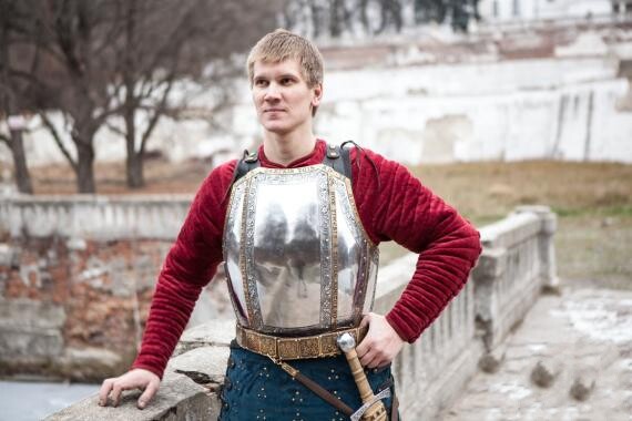 armor乌克兰代购手作特别仿古黄铜金属胸甲盔甲cosplay男装