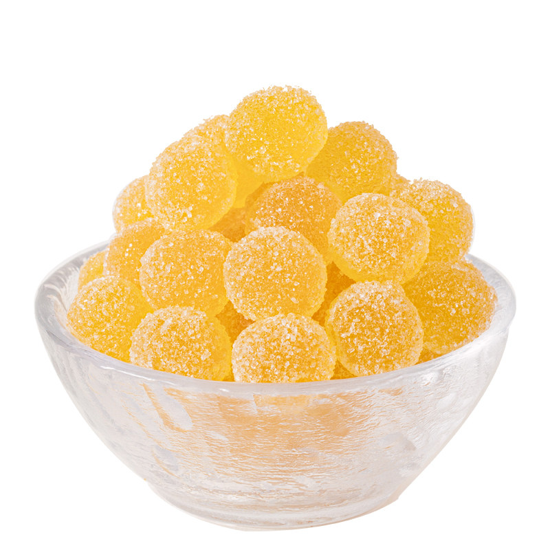 山与味柠檬小圆软糖家中常备特色零食