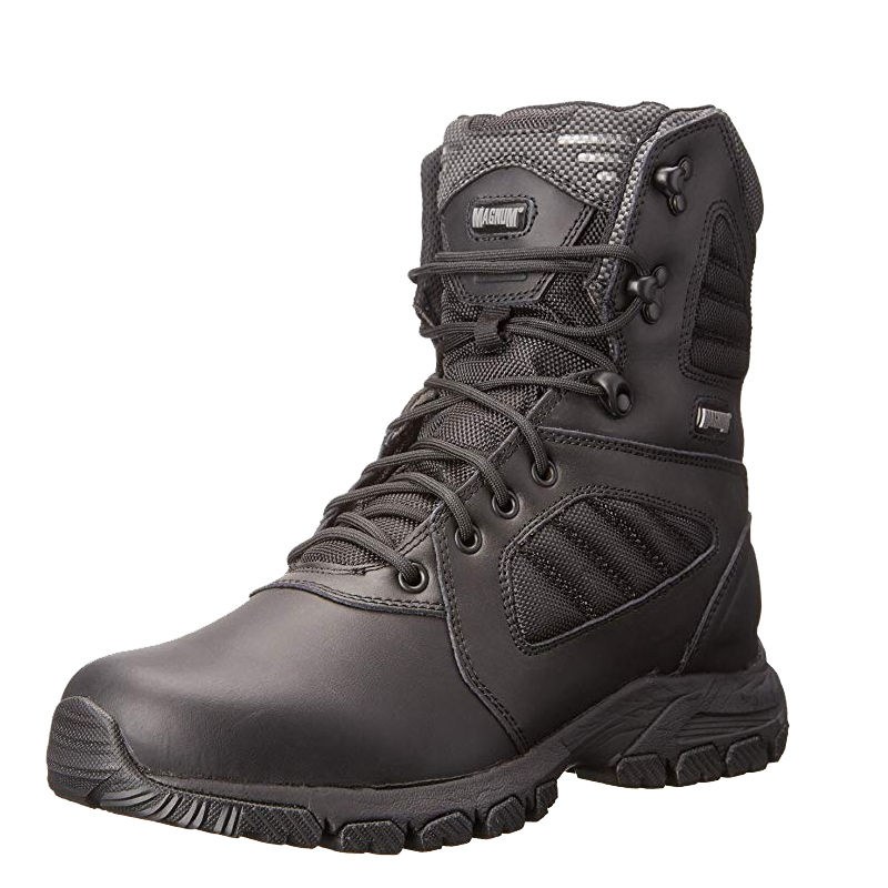 进口Magnum马格南超轻透气作战靴男高帮作训战术鞋黑色Response