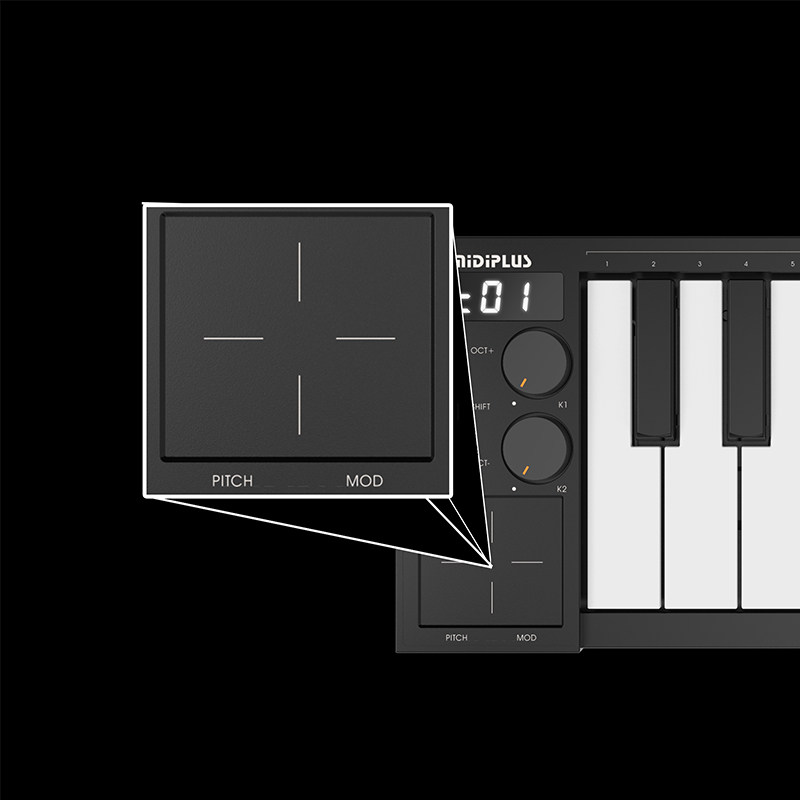 midiplusv49无线蓝牙折叠控制器移动便携电音编曲midi键盘