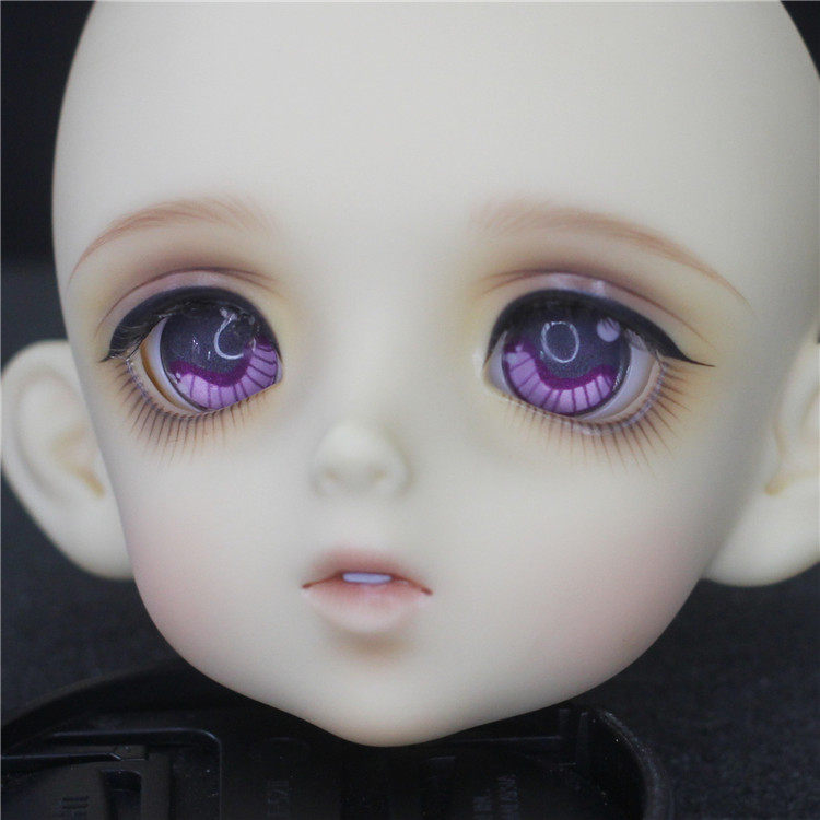 bjd娃娃眼睛1214mm1618mm压眼蓝紫色黄绿色红褐色346分卡通bjd娃娃