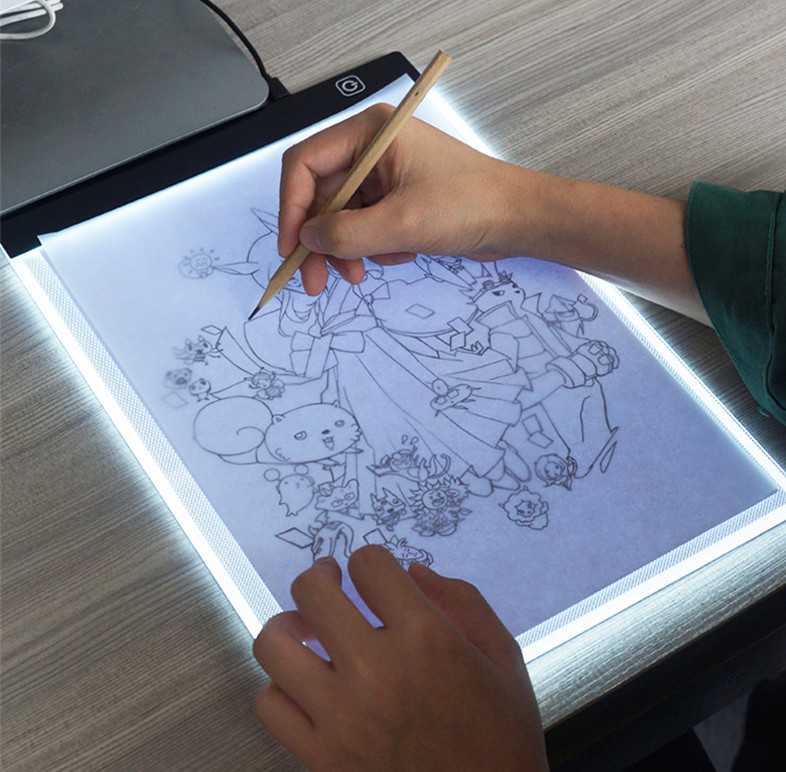 临摹漫画透台简易工笔画素描画板绘画柔光护眼画板