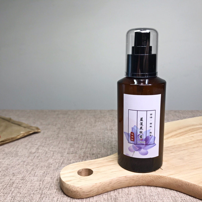 蓝莲花饱和精油纯露古法铜炉高品质胶质提亮滋润纯露