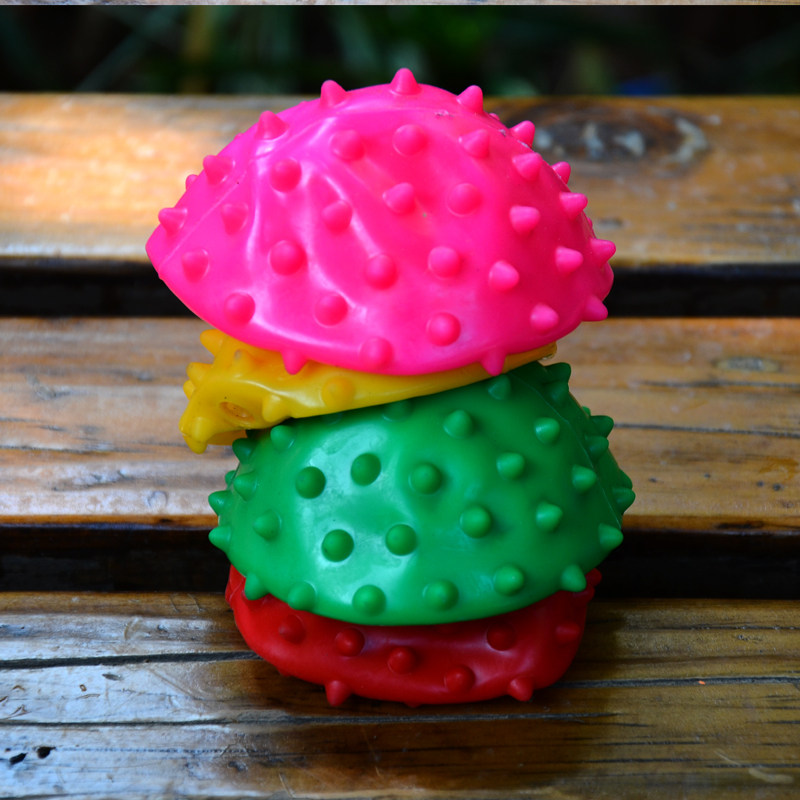 玩具迷你小号按摩刺球幼儿皮球感官训练健身球球类玩具