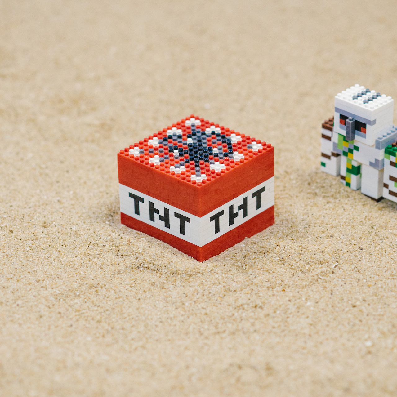 我的mc像素素风世界周边tnt积木模型玩具塑料积木