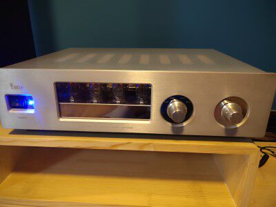 雅琴vk2100家用前胆后石功放机大功率hifi胆机电子管胆机