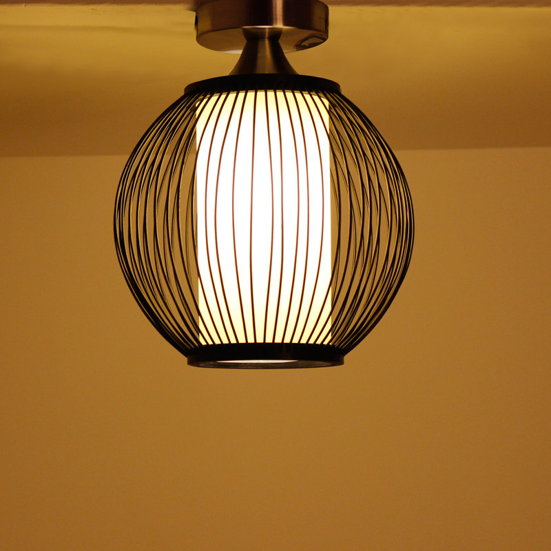 创意日式小吸顶灯玄关灯入户灯进门过道阳台门厅现代简约楼梯走廊