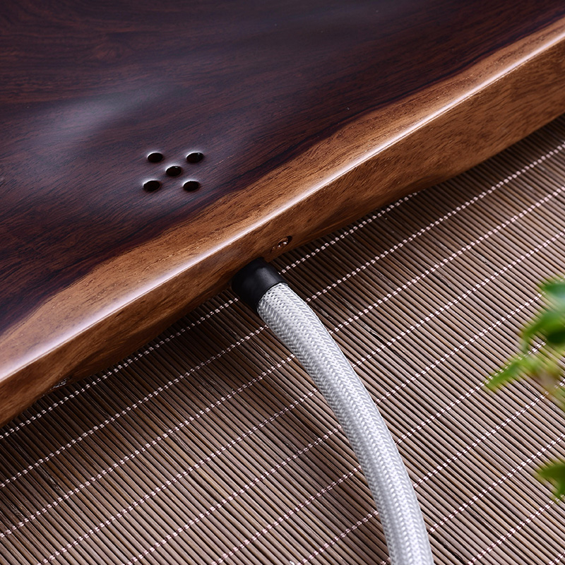 绚彩茶盘排水管茶具配件带吸水球茶台下水管功夫茶道